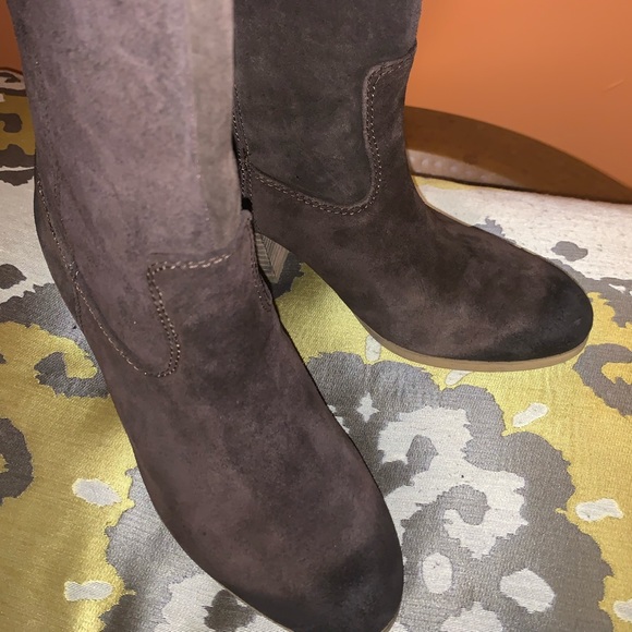 NEW Ralph Lauren Denim & Supply Series Brown Suede Leather tall boot 7.5M - Picture 7 of 13